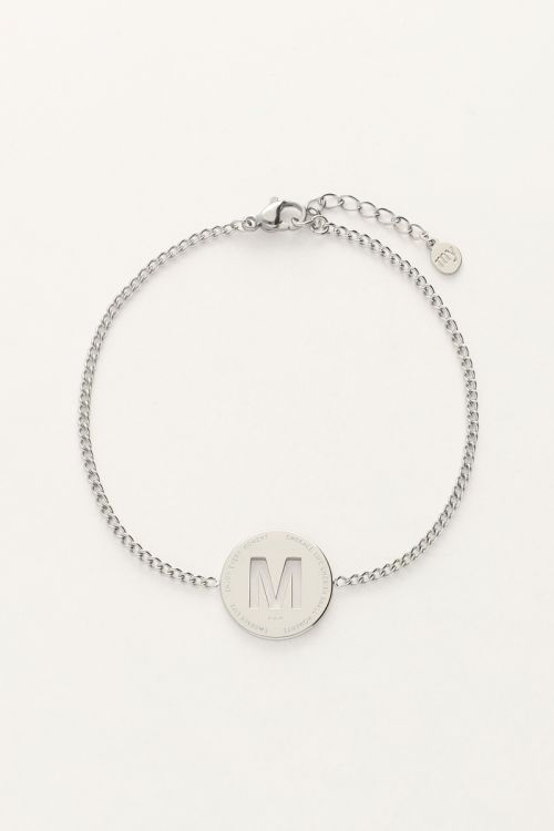 Armband met open initial