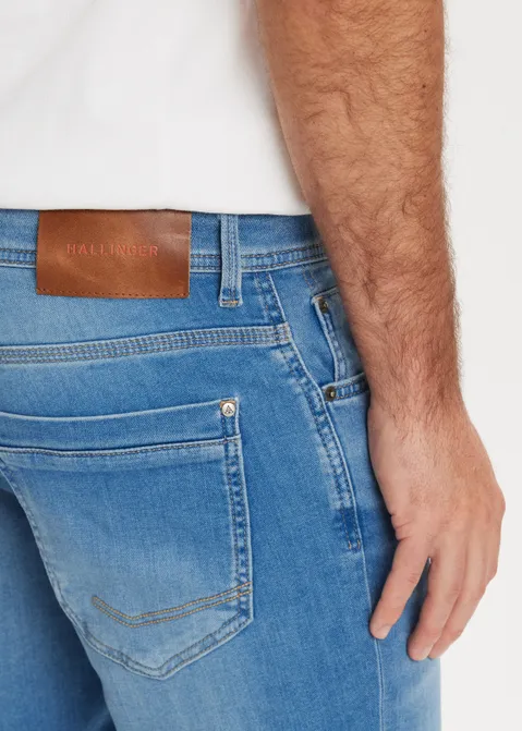 Heaton sweat regular jeans blauw (BLW.USM)