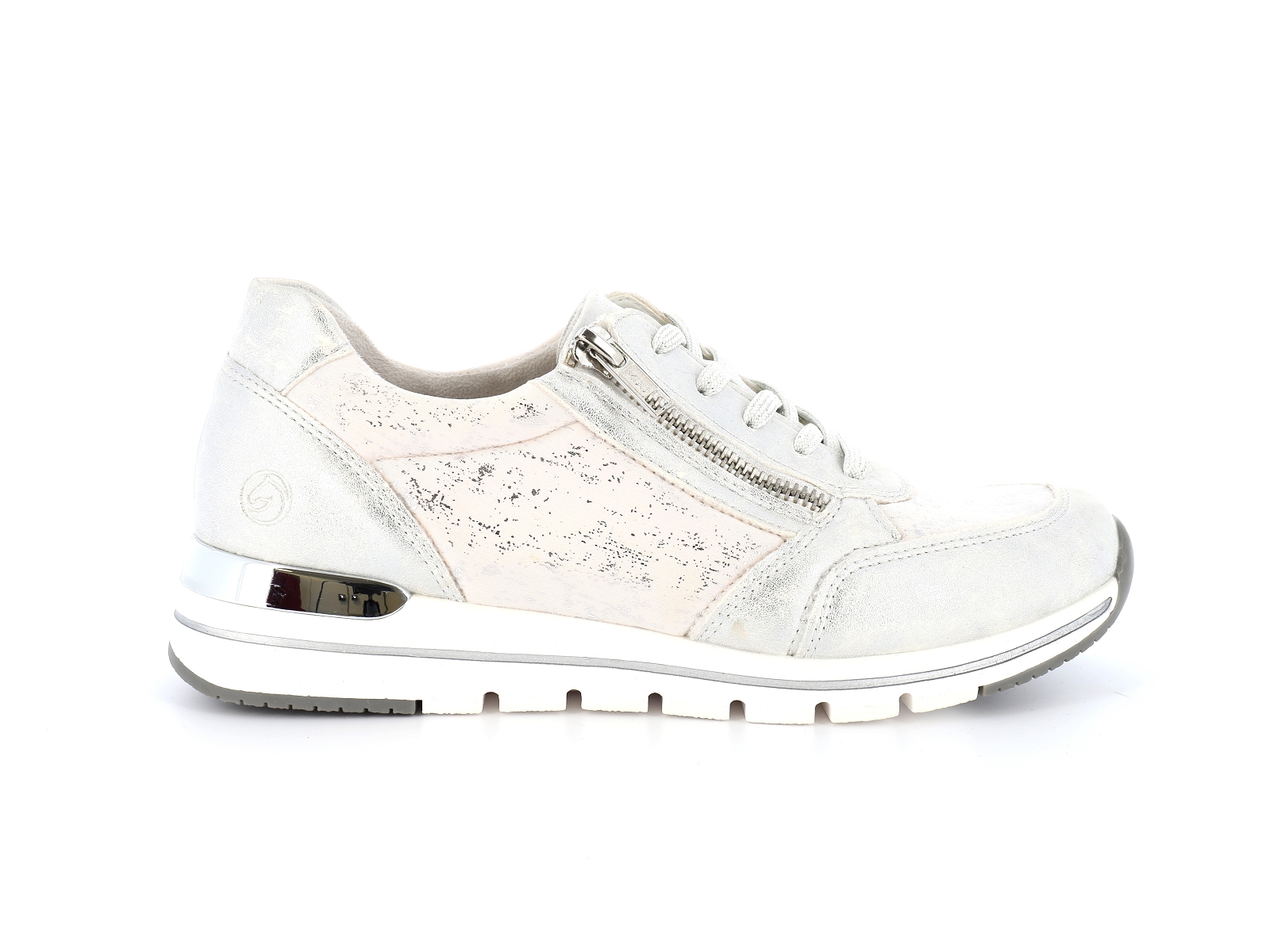 Remonte-R6700 Matières combinées Blanc Argent