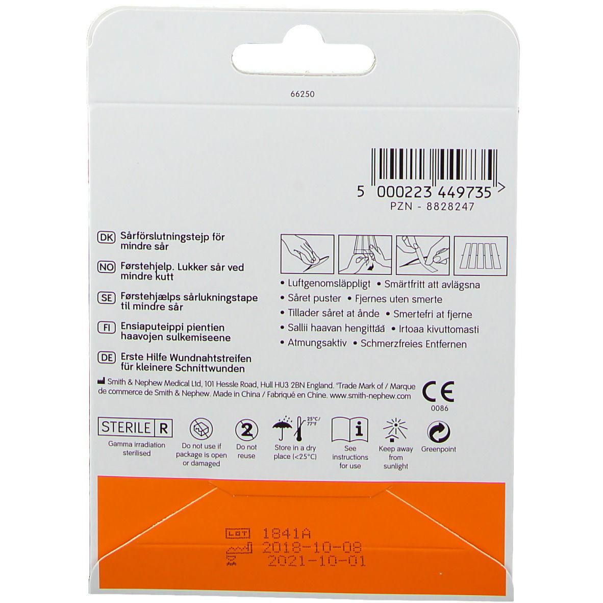 LEUKOSTRIP® S Wundnahtstreifen steril