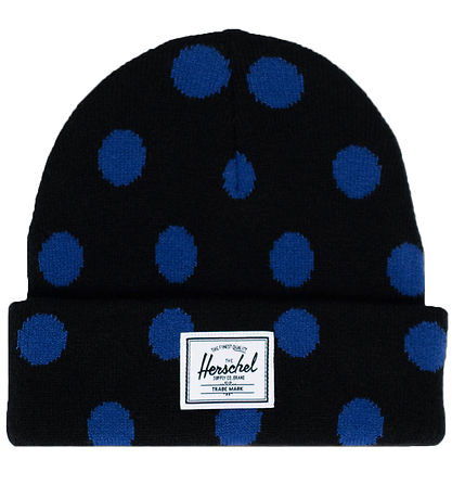 Herschel Hue - Strik - Elmer Kids - Blåck/Bluing Dots