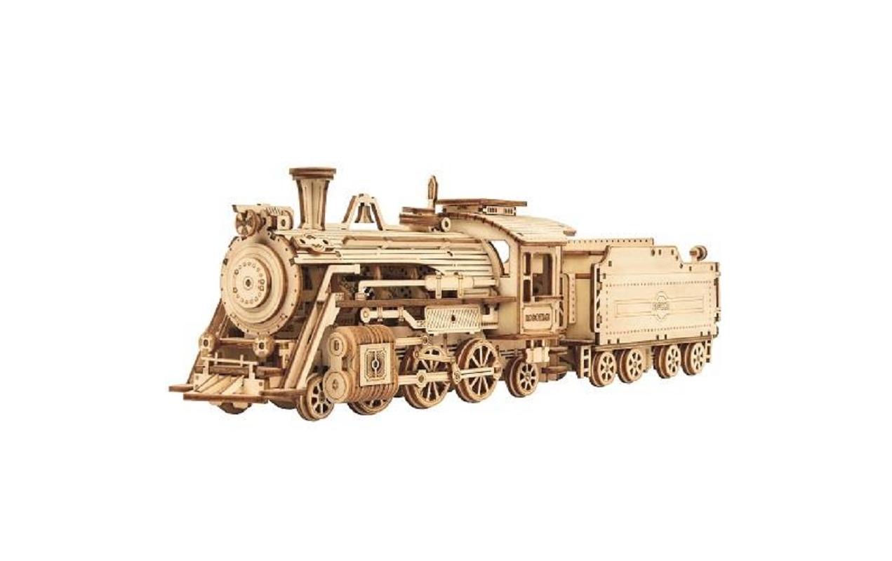 Bausatz Prime Stream Express LokomotiveLokomotive 3D Puzzle aus Holz
