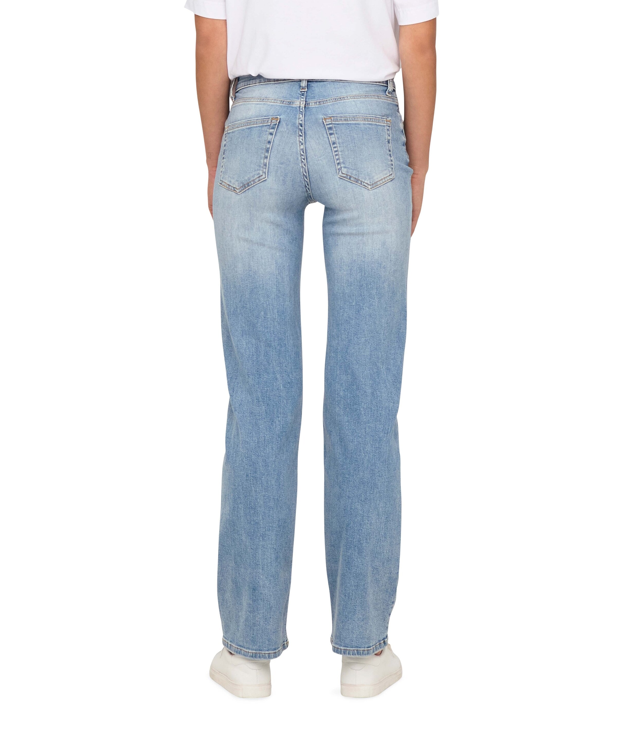 Only ONLBLUSH MID STRAIGHT DNM TAI467 NO dames jeans blauw