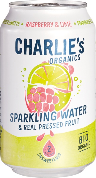 Charlie’s Sparklingwater Raspberry & Lime (330 ml)