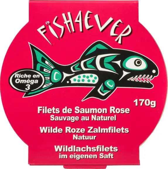 Wilde roze zalmfilets natuur