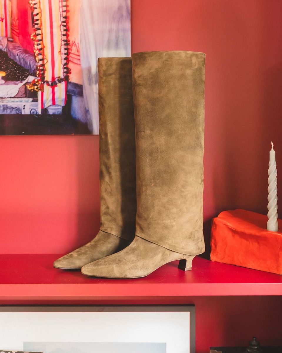 Julie Dee BR301 Groen Damesboots