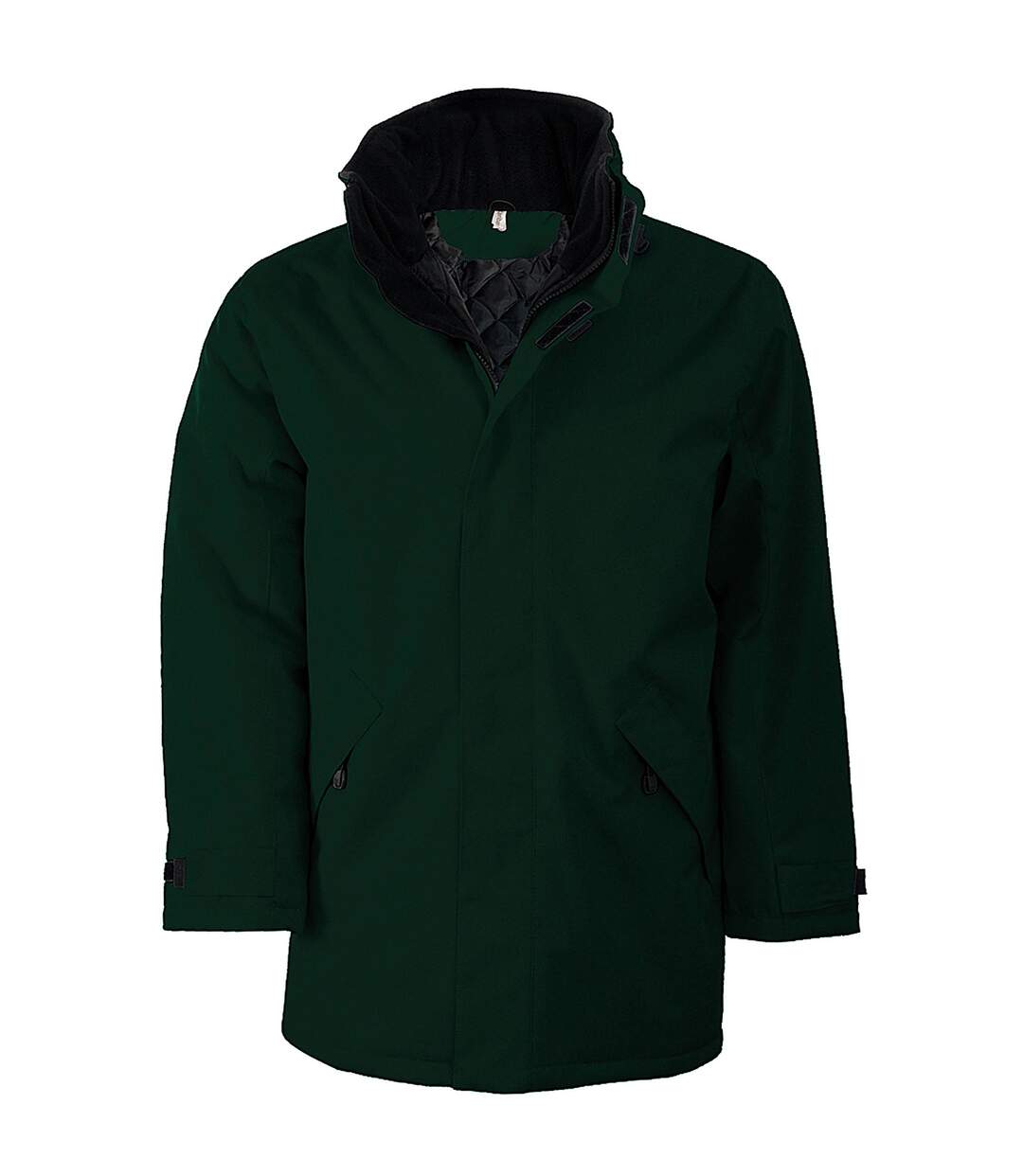 Kariban - Parka - Homme (Vert forêt/Noir) - UTRW731