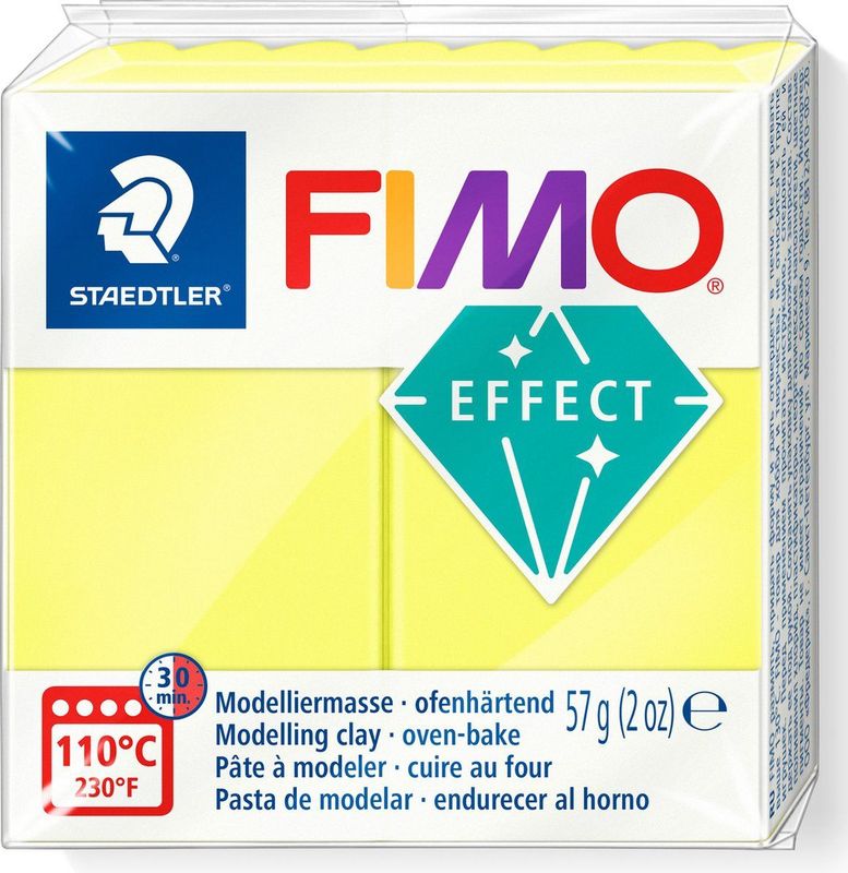 FIMO - Effect Boetseerklei - Neon Geel - 57gr