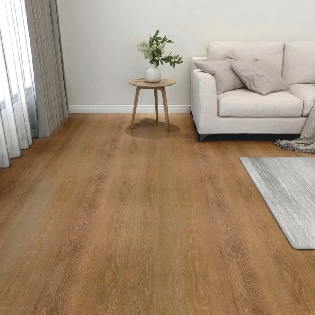 vidaXL - Dalles PVC autoadhésives marron