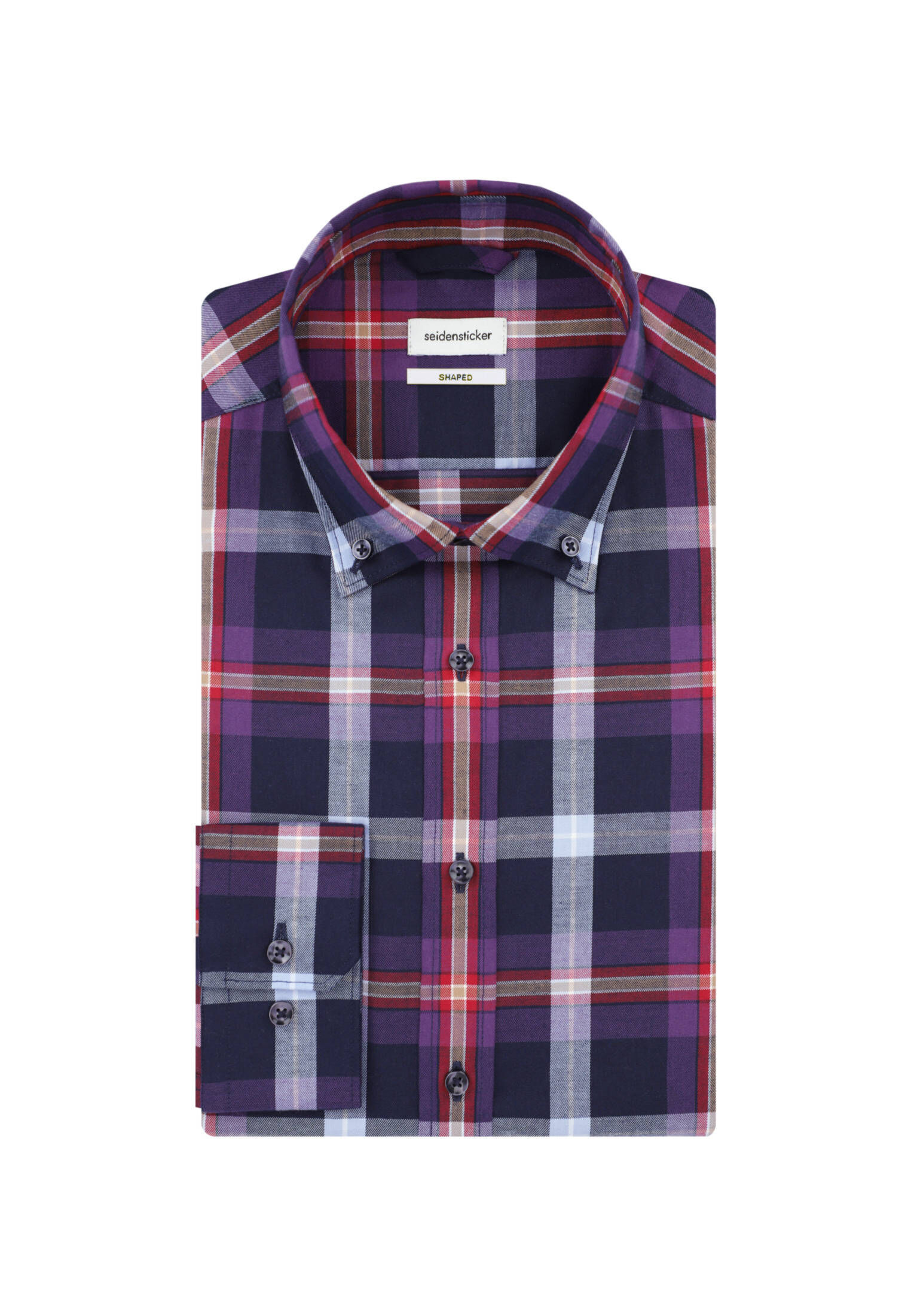 Seidensticker| Herren Flanellhemd Shaped