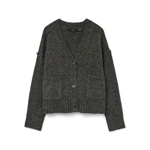 Vero Moda Ingrid Cardigan, Dark Grey Melange, XL