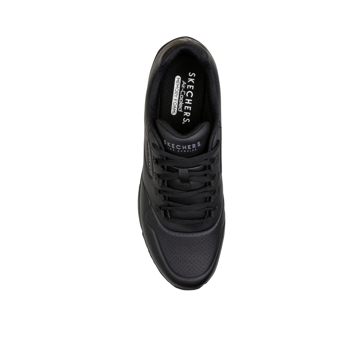 2X les points-Uno_2-m-Baskets de course - Talon plat - Noir/Noir