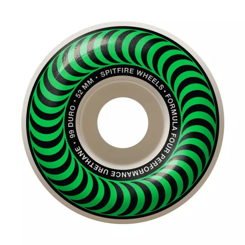 Roues skate SPITFIRE (x4) F4 Classics Blanc 99D 52mm