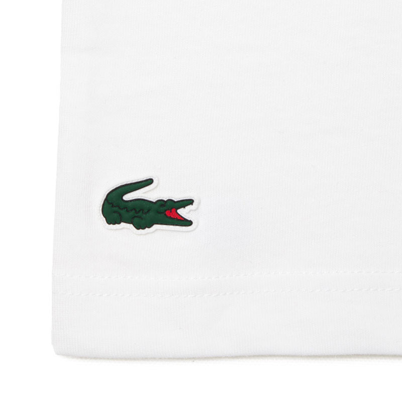 Tee-shirt Lacoste coton blanc Crocodile Ultra Dry
