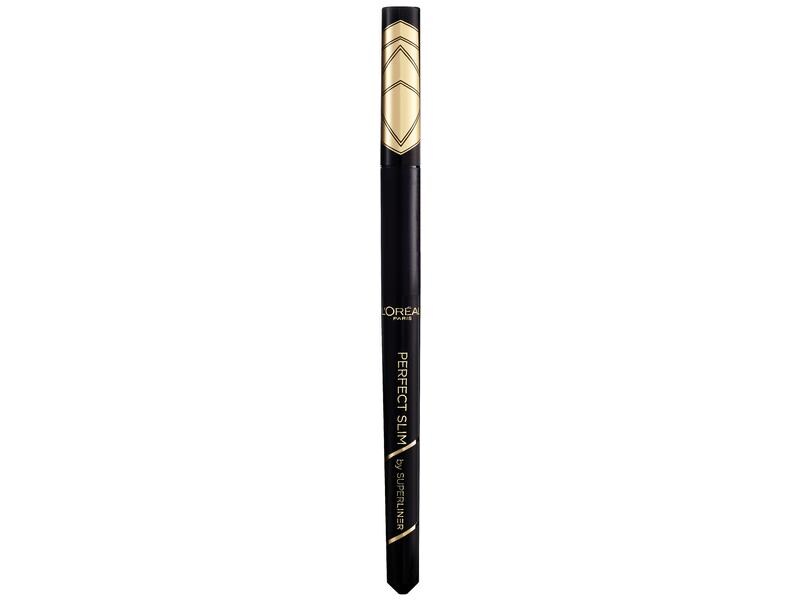 L'Oréal Paris Eyeliner Super Perfect Slim 01 intense black Eyeliner für präzise Lidstriche für ein ausdrucksstarkes Augen-Make-up