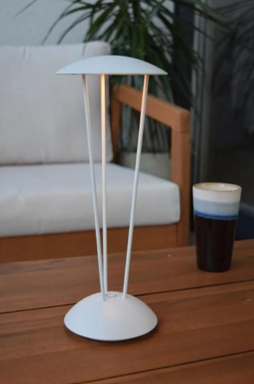 Lucide Renee tafellamp LED oplaadbaar buiten IP54 zwart