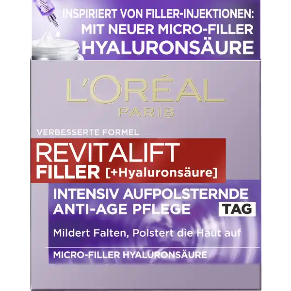 Anti-Age Tagescreme Filler Intensiv Aufpolsternd + Hyaluronsäure