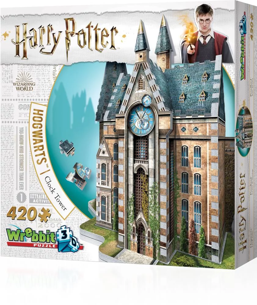 HARRY POTTER - PUZZLE 3D - POUDLARD LA TOUR DE L'HORLOGE 420 PIECES