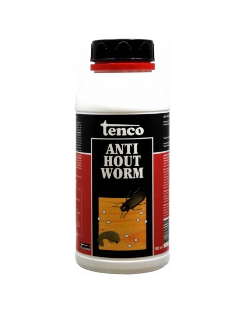 Tenco Anti-Houtworm - Houtveredeling - 0.5 l Transparant