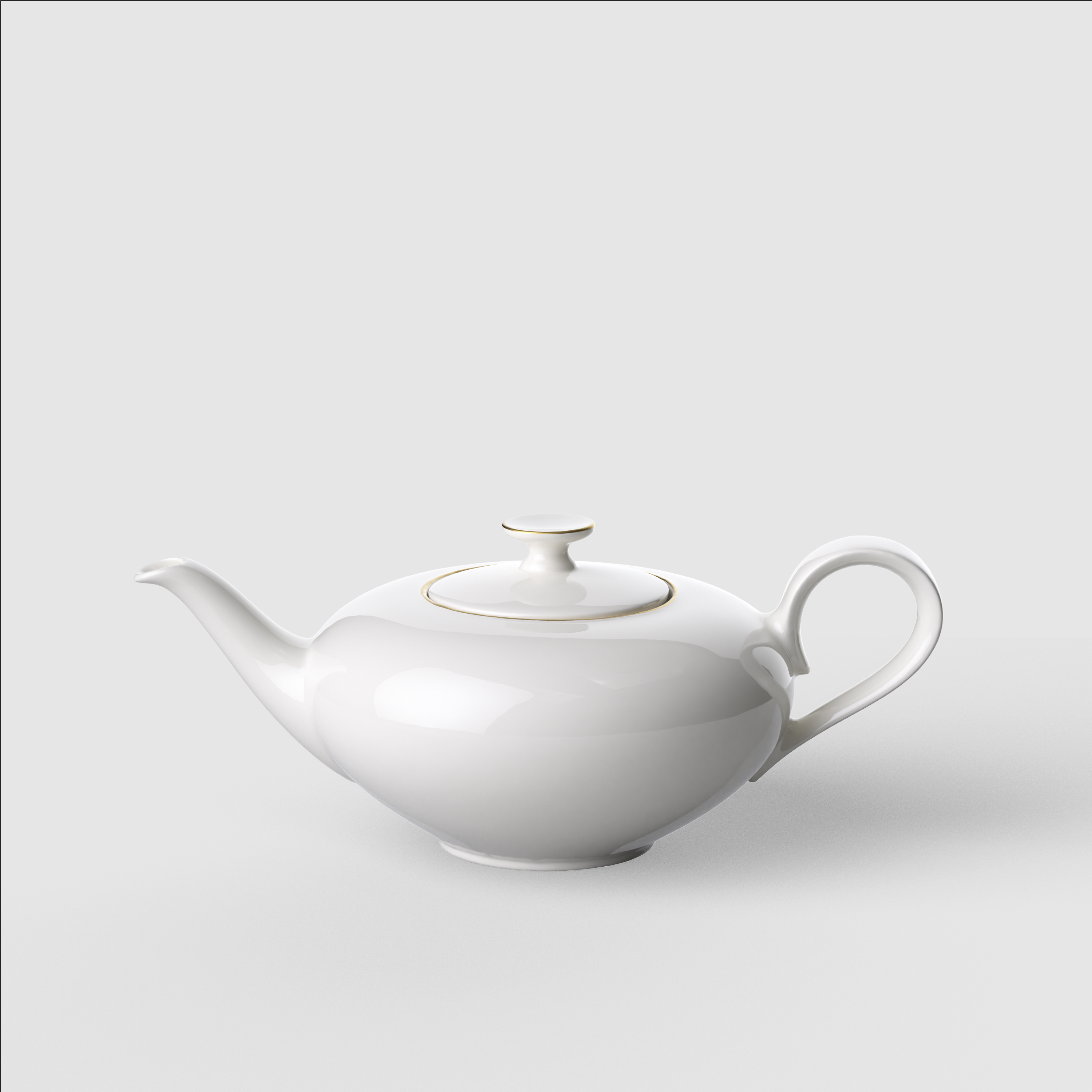Anmut Teapot White, 27.1 oz, Premium Bone Porcelain
