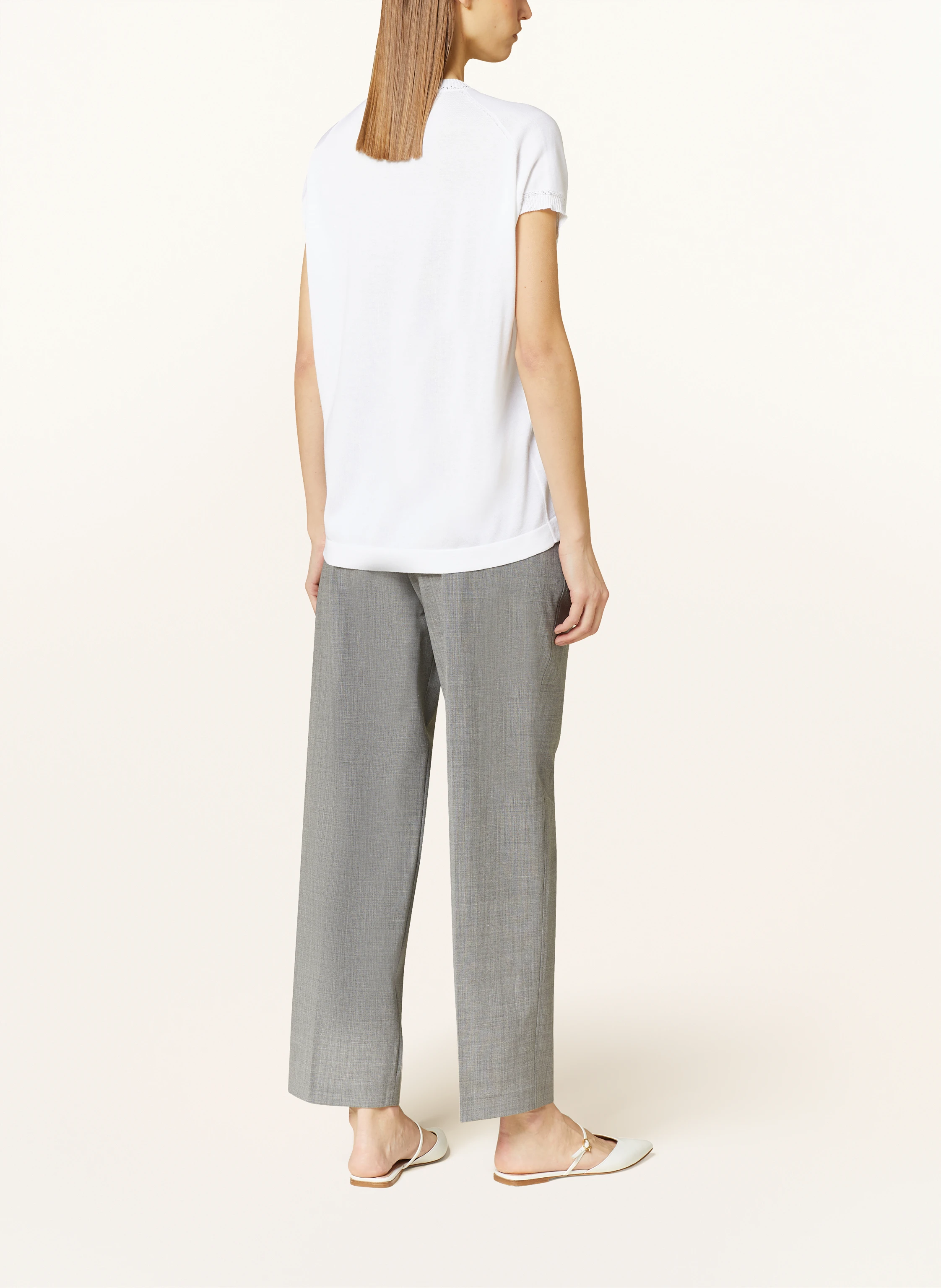 FABIANA FILIPPI Strickshirt mit Pailletten