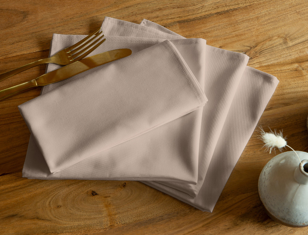 Lot de 4 serviettes de table-Couleurs de table