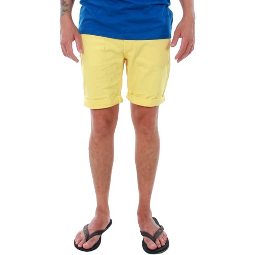 Jack & Jones - 12136647 JJIRICK JJORIGINAL SHORTS KNIT AKM 481 CELANDINE Amarillo