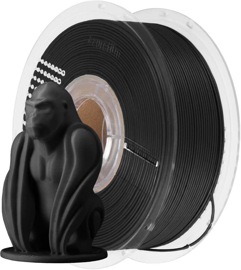 AzureFilm  PLA Strongman Black, 1,75 mm / 1000 g    Qualitativ hochwertiges & widerstandsfähiges PLA-Filament