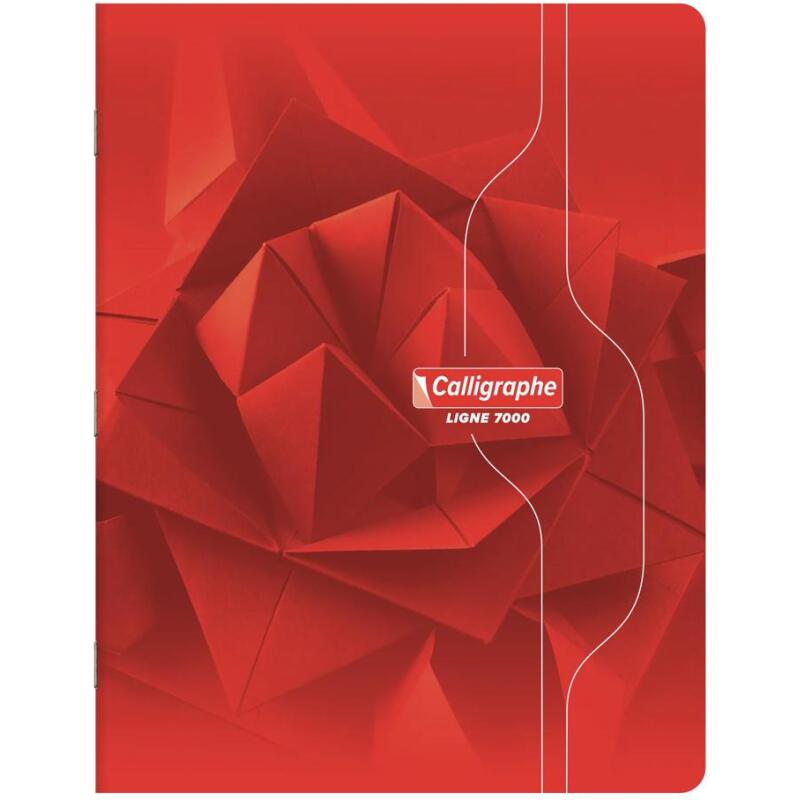 Cahier piqué 7000 17x22 cm 140 pages grands carreaux 70 g - Assortis