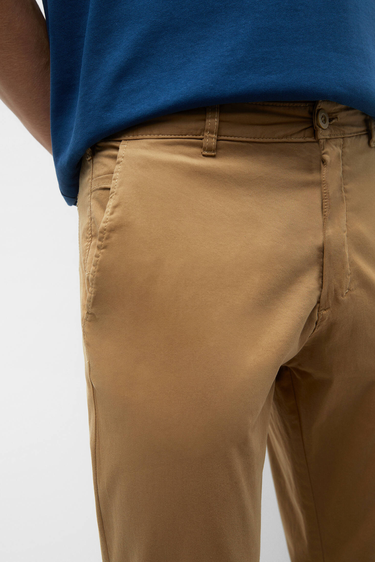 CALÇA CHINO BÁSICA - BEGE