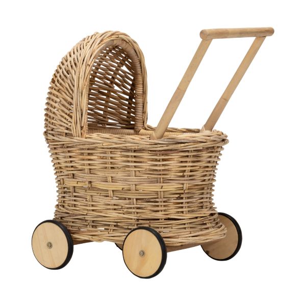 Babypark Exclusief Classic Poppenwagen - Naturel