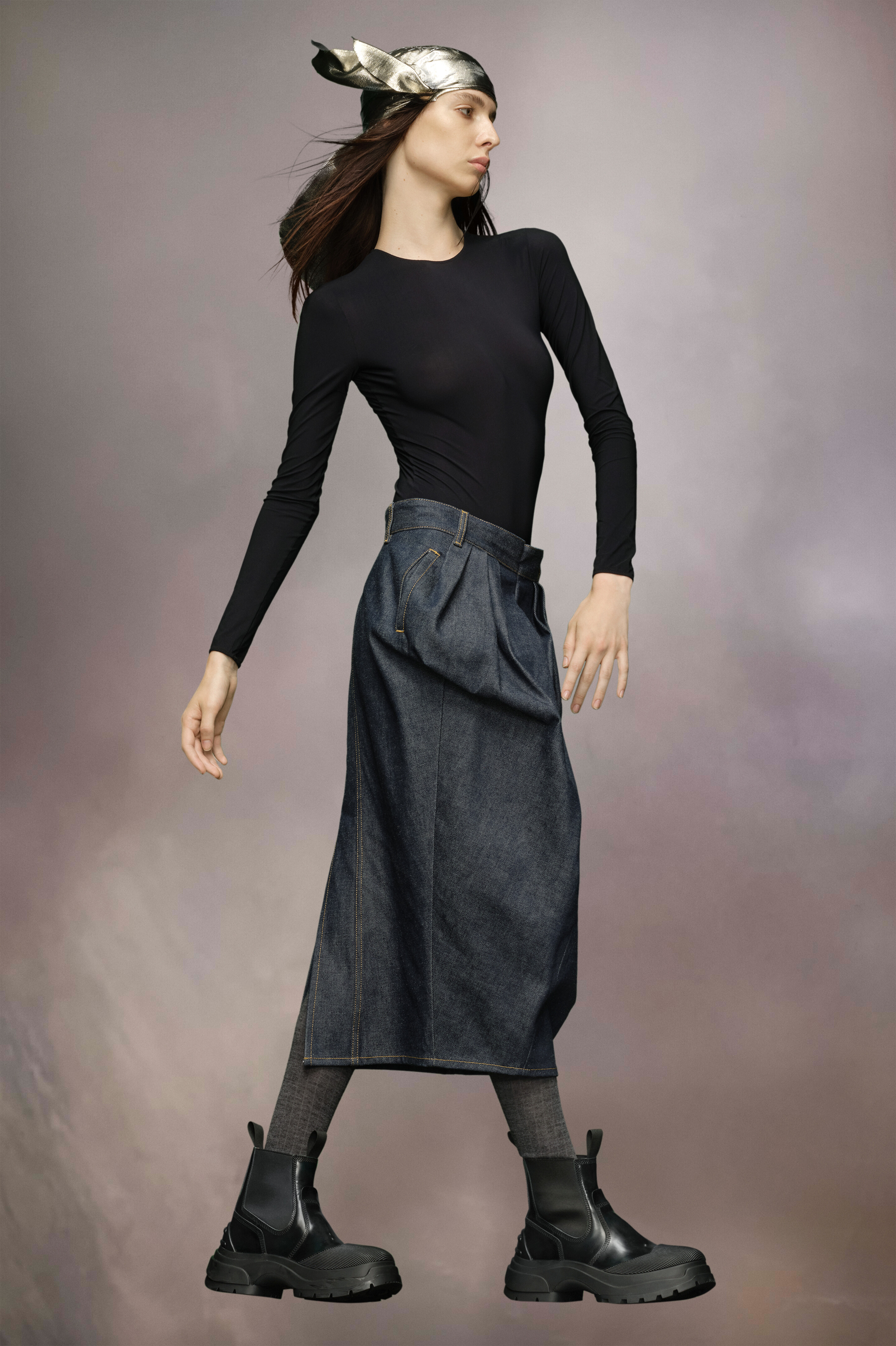 Body en jersey technique noir pour femme Noir
