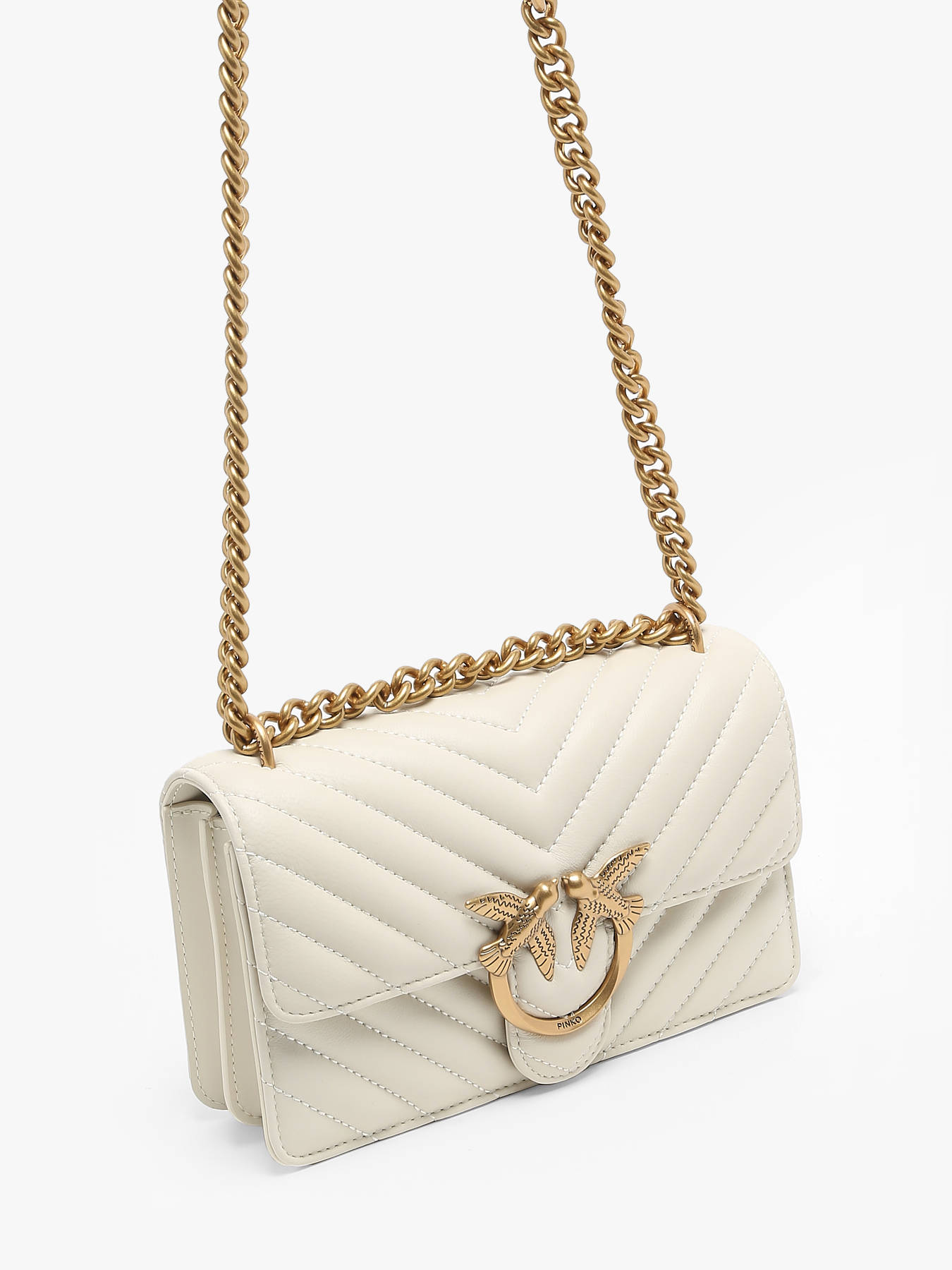 Sac bandoulire Love bag quilt cuir PINKO