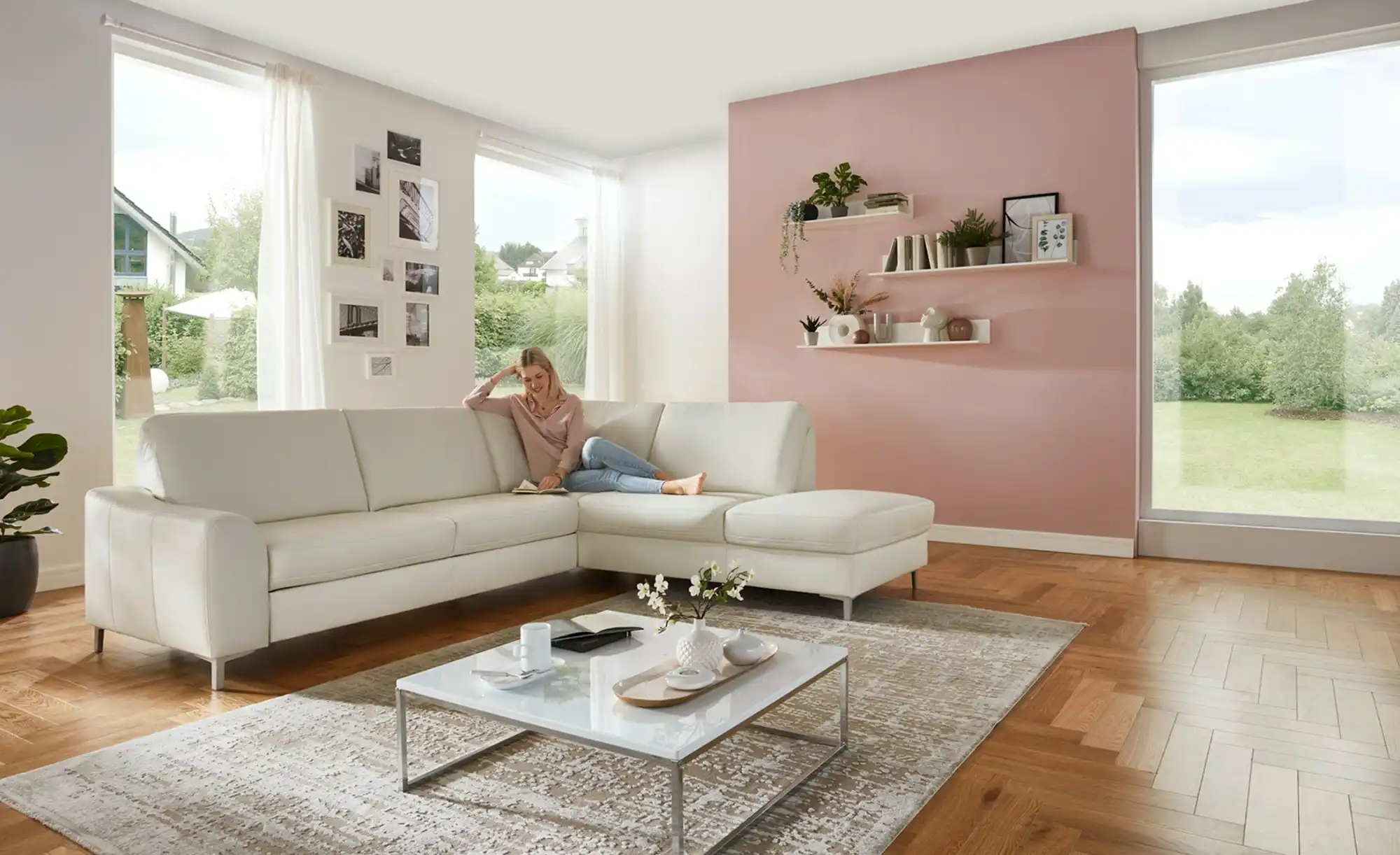 meinSofa Ecksofa Lea
