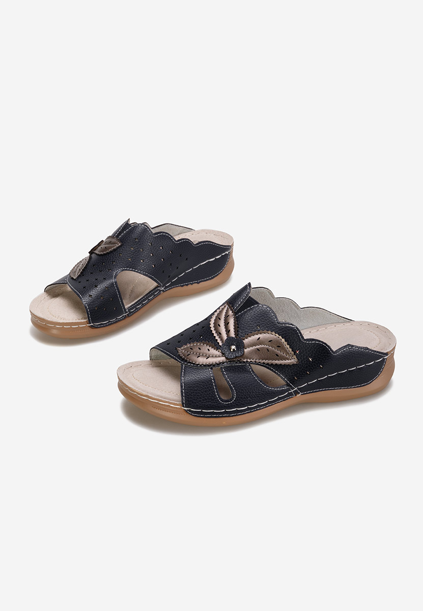 Pantoufles orthopédiques marine Yanda