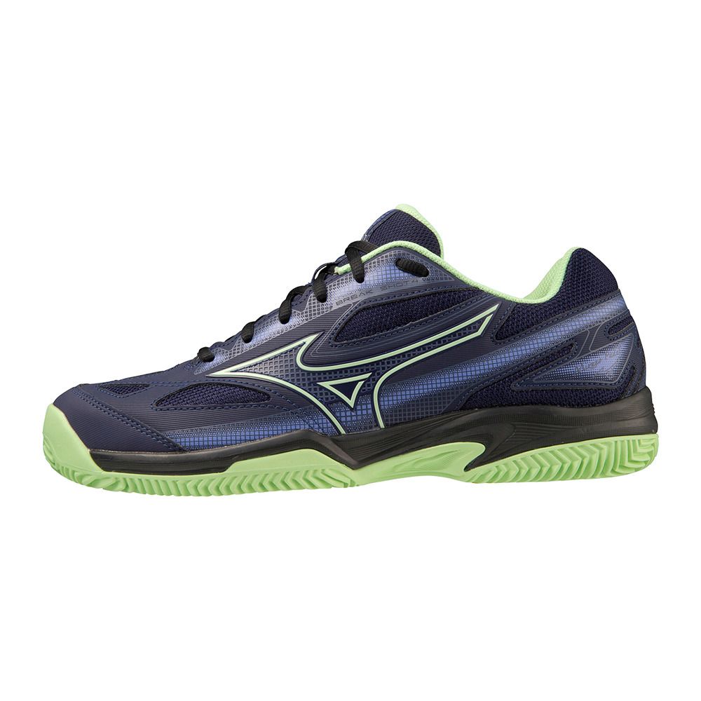 Mizuno WAVE EXCEED LIGHT PADEL - Chaussures padel Homme evening blue/patina green/iolite