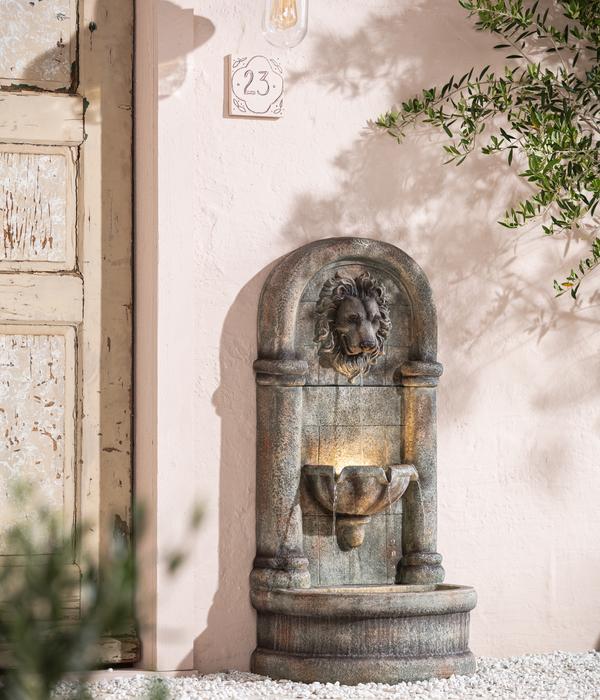 Dehner Polyresin-Wandbrunnen Faro,