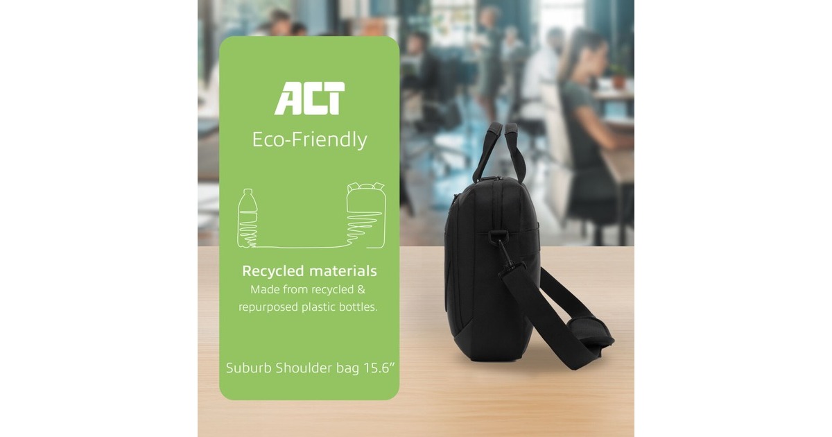 ACT ConnectivitySuburb schoudertas voor laptops tot 15,6