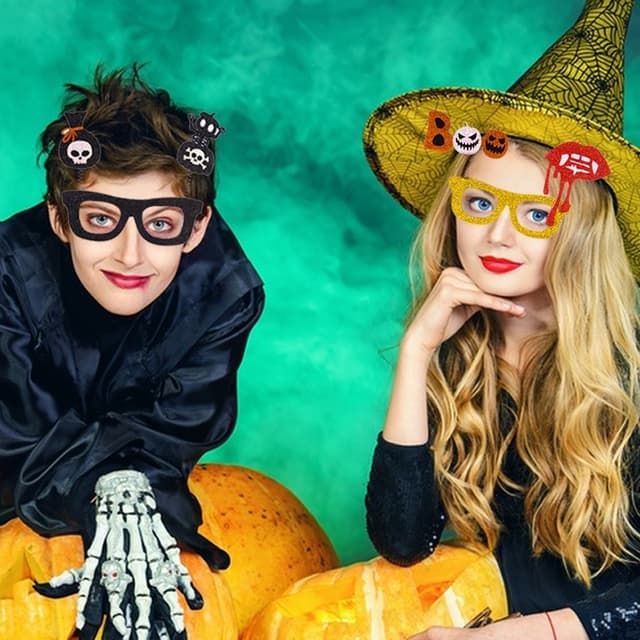 Halloween Briller Fest Kostume Dekoration