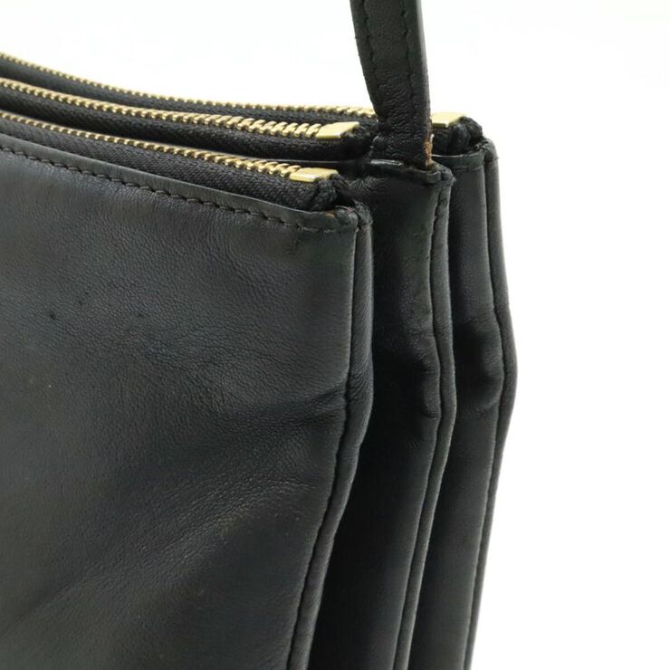 Celine Vintage Celine Crossbody Bag Black