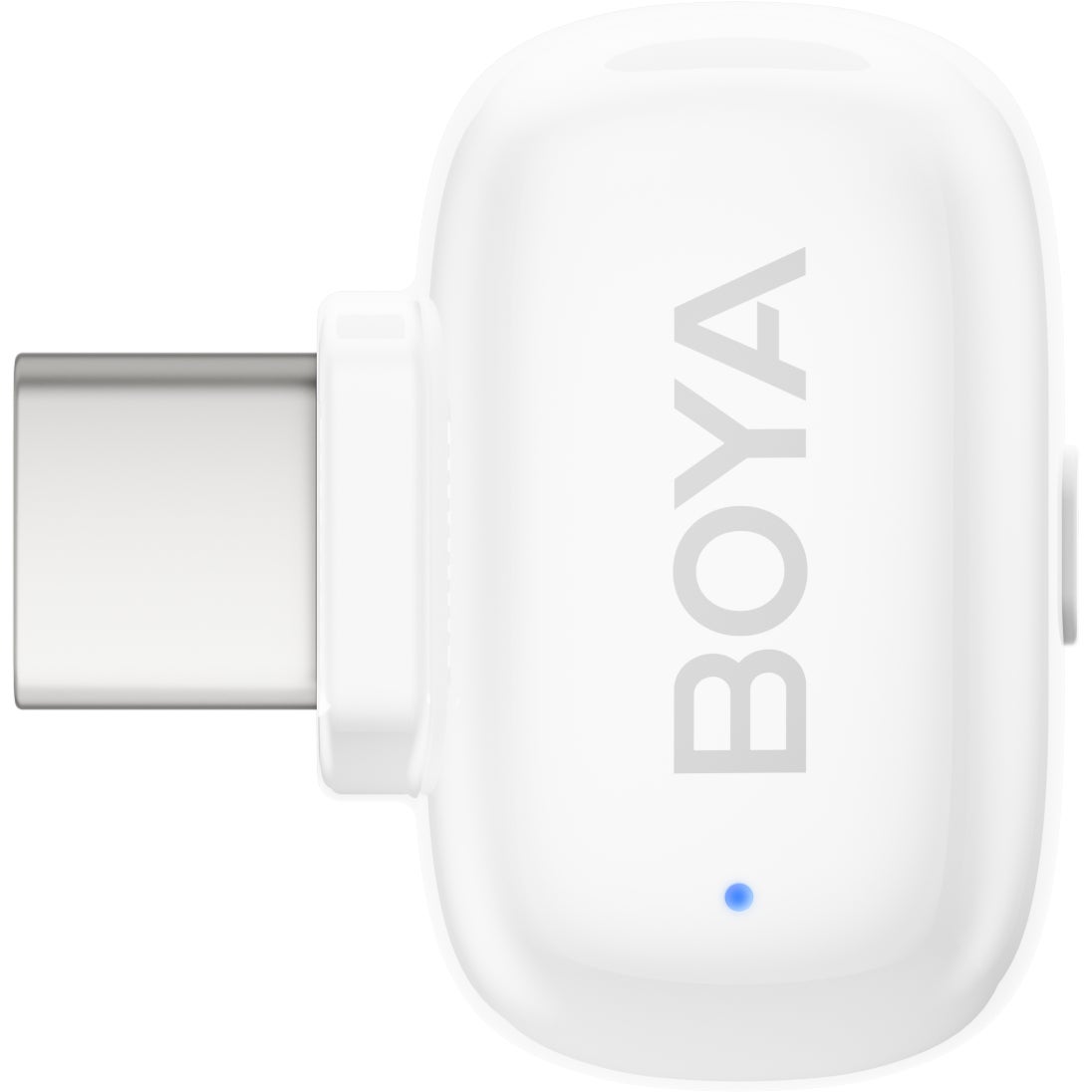 Boya MINI-13 2.4 GHz Ultra-Mini draadloze microfoon 2TX+2RX, wit