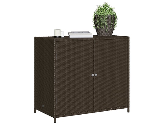 VIDAXL - Armoire de jardin Armoire de rangement de jardin marron 83x45x76cm résine tres...