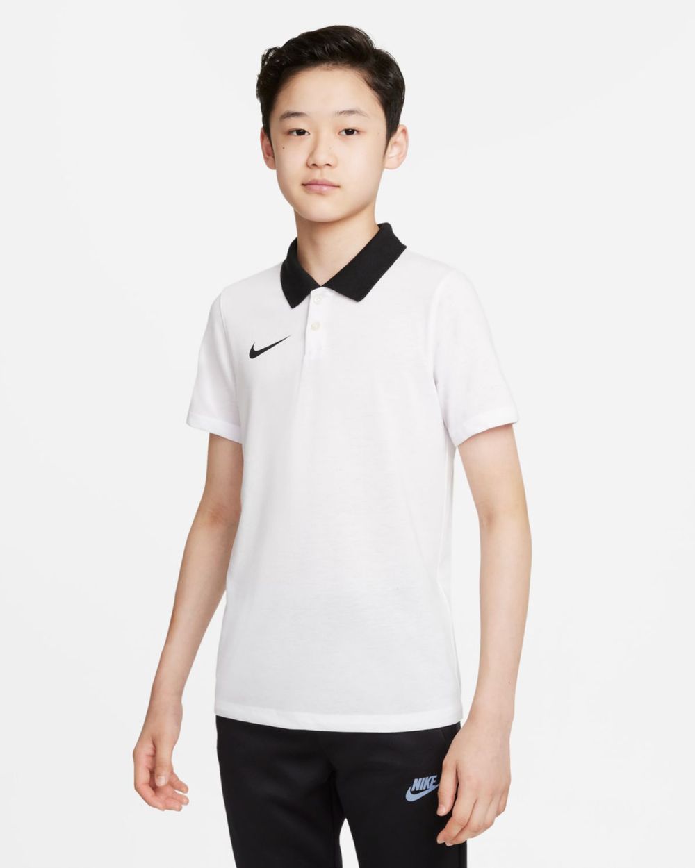 Polo Nike Team Club 20 Blanc pour enfant