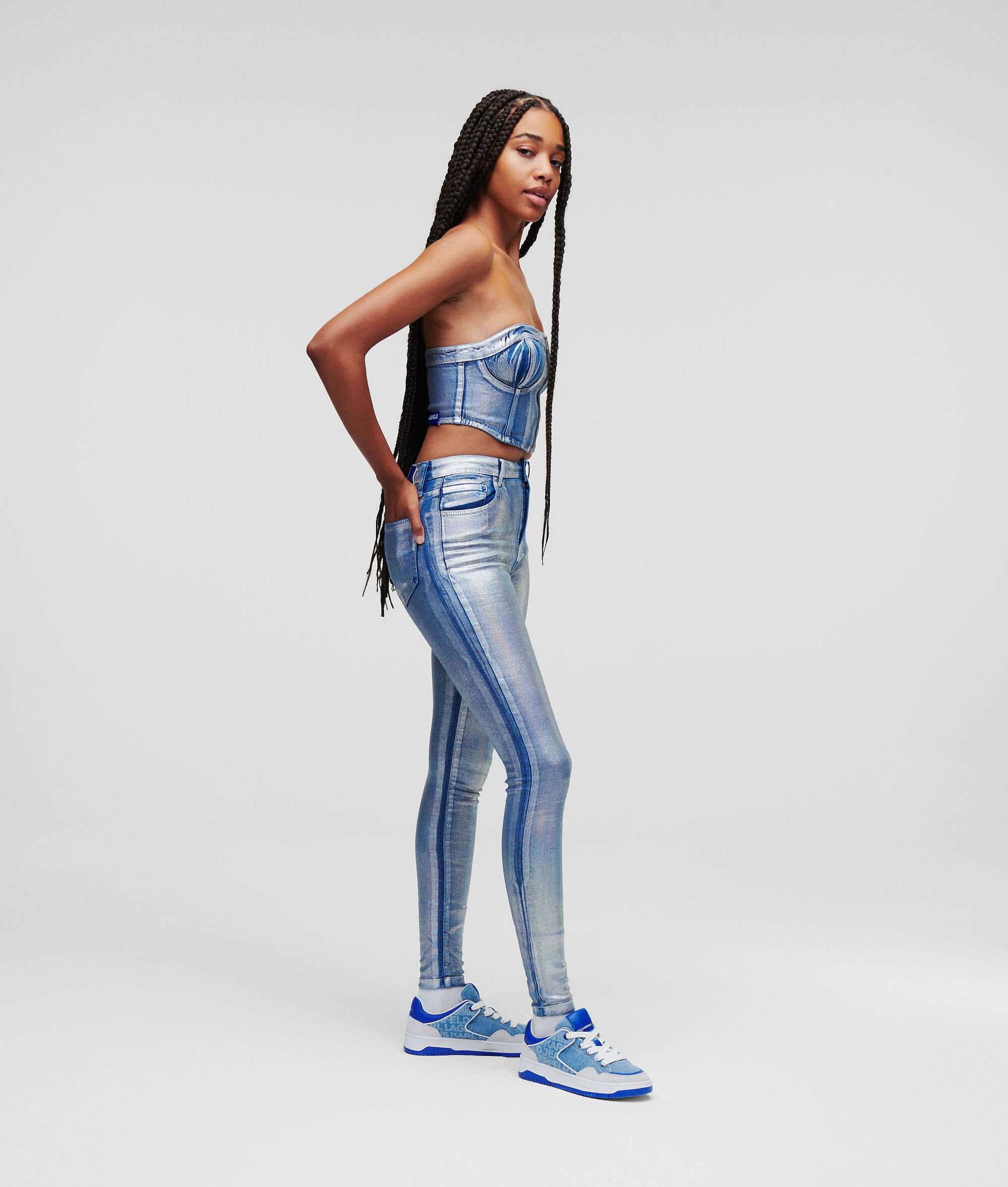 BUSTIER EN JEAN KLJ