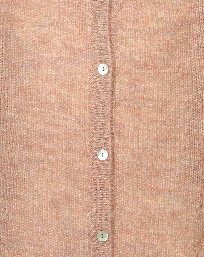 Strickjacke CHRISTINA mit Mohair in peach rose
