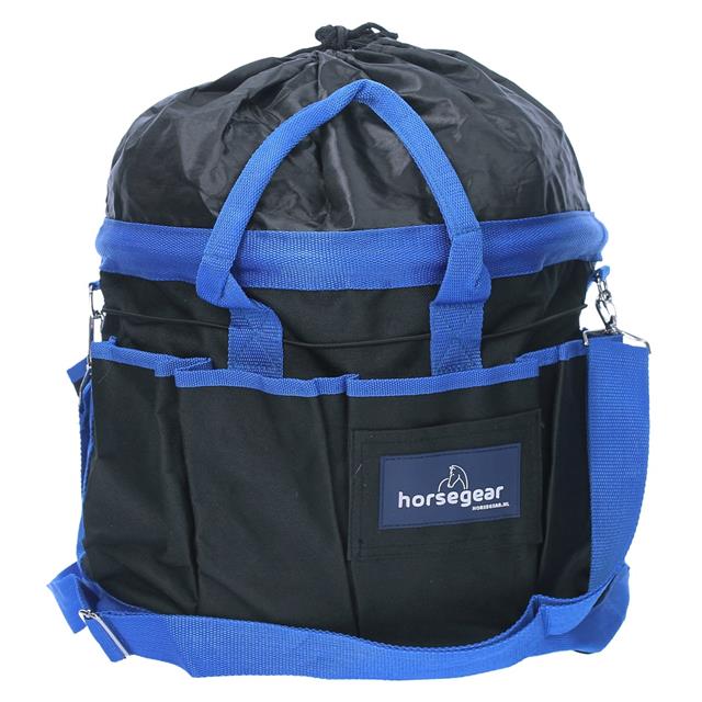 Poetstas met Badge Horsegear Zwart-blauw