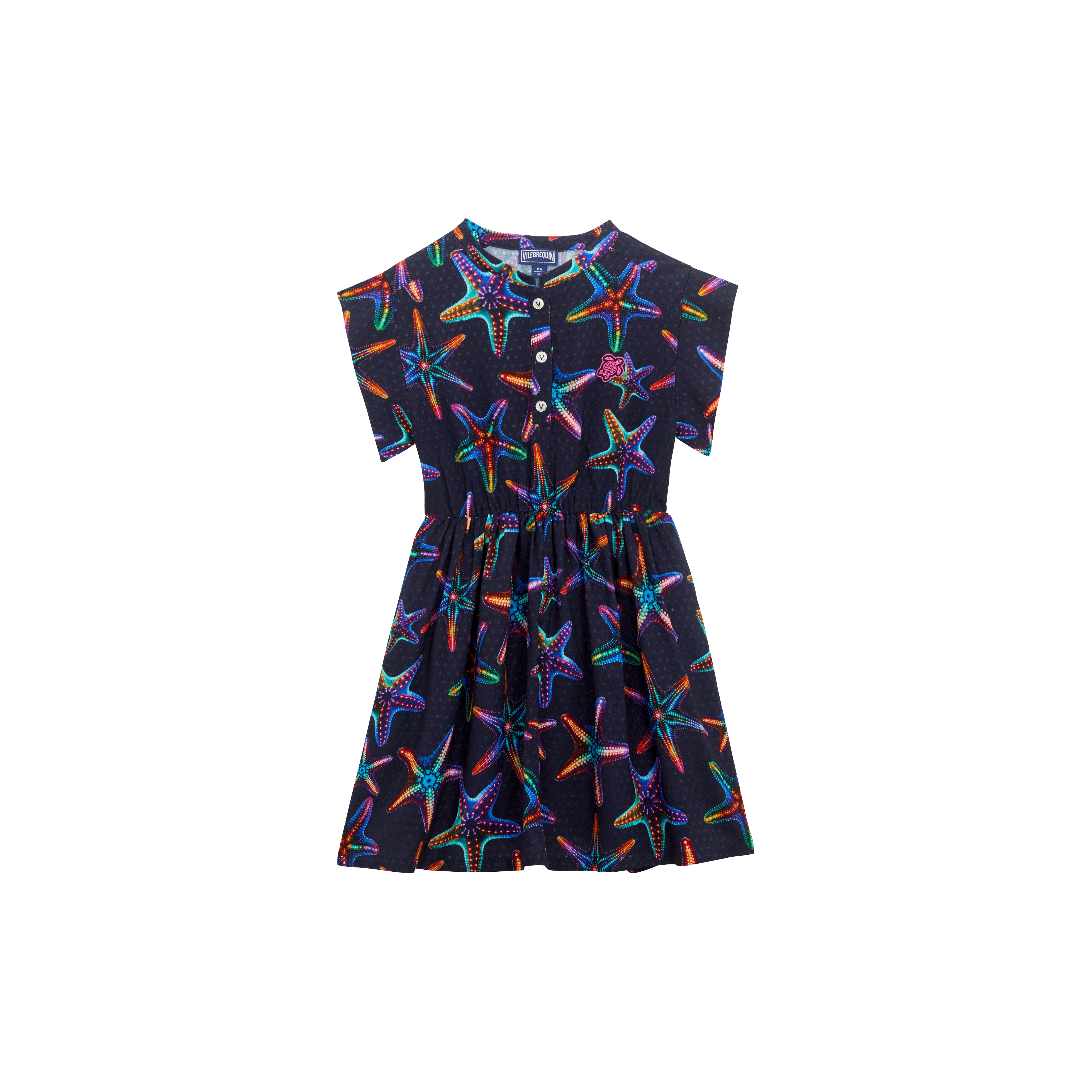 Robe longue en viscose fille Disco Stars