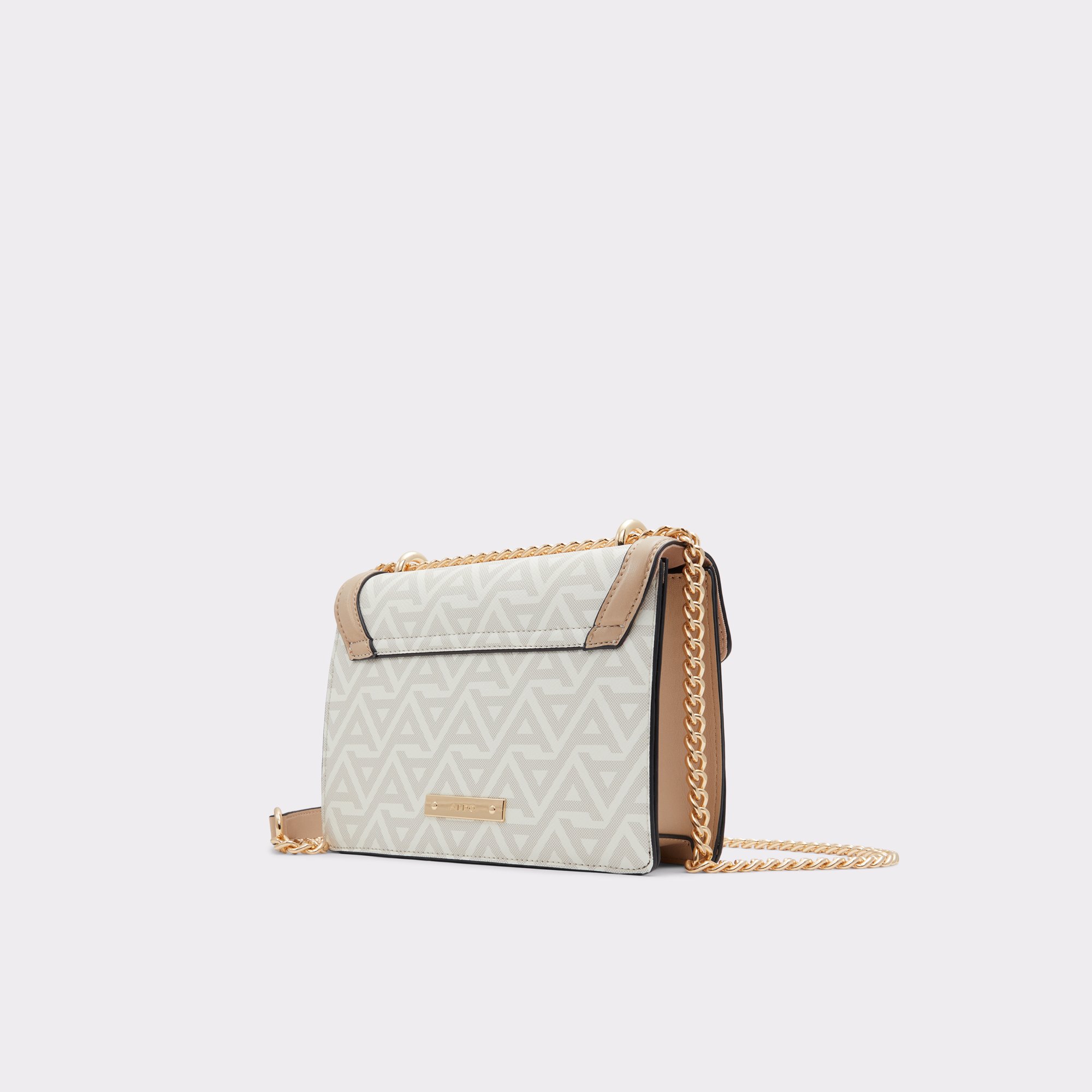 Khale Beige Women Crossbody Bags