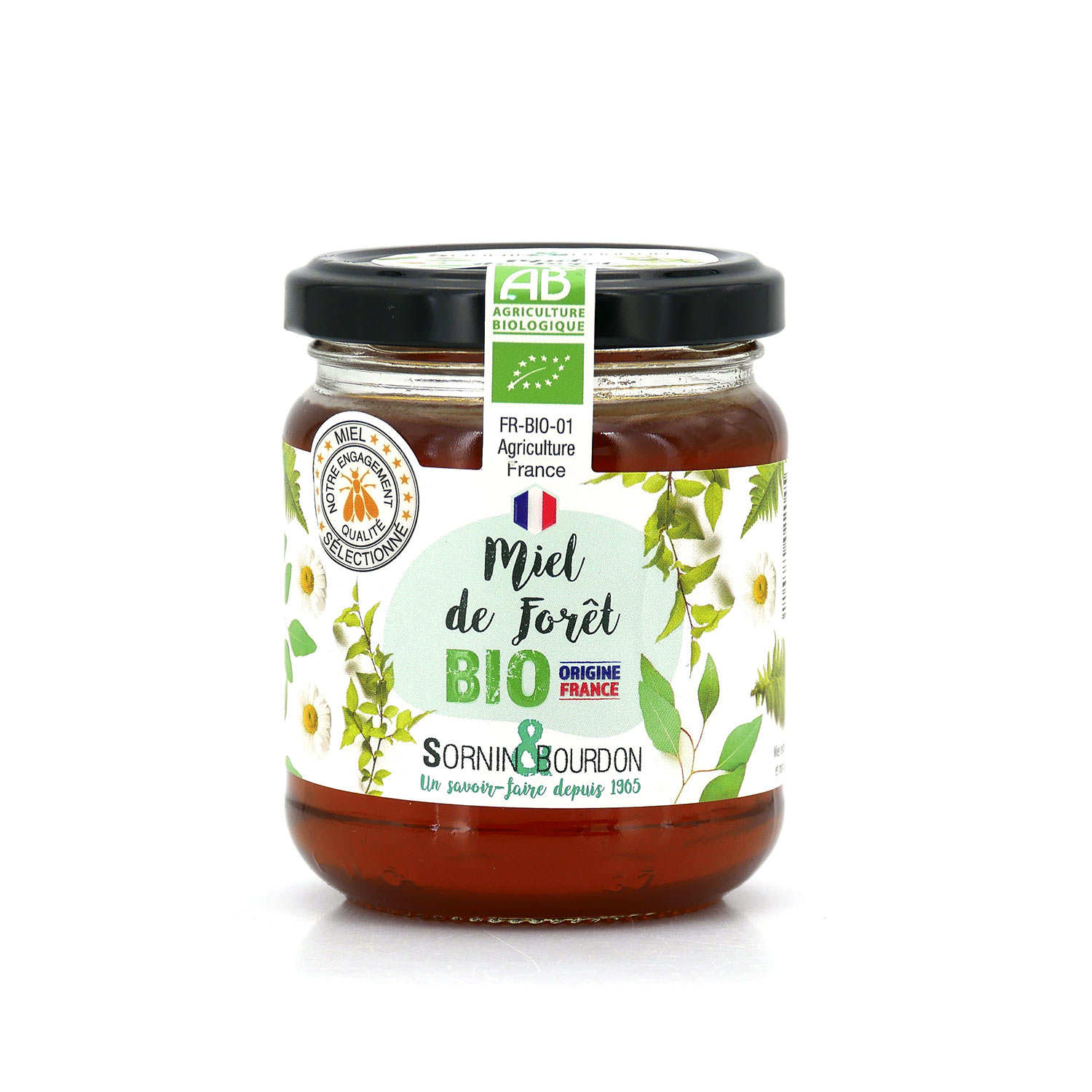 Miel de forêt bio de France