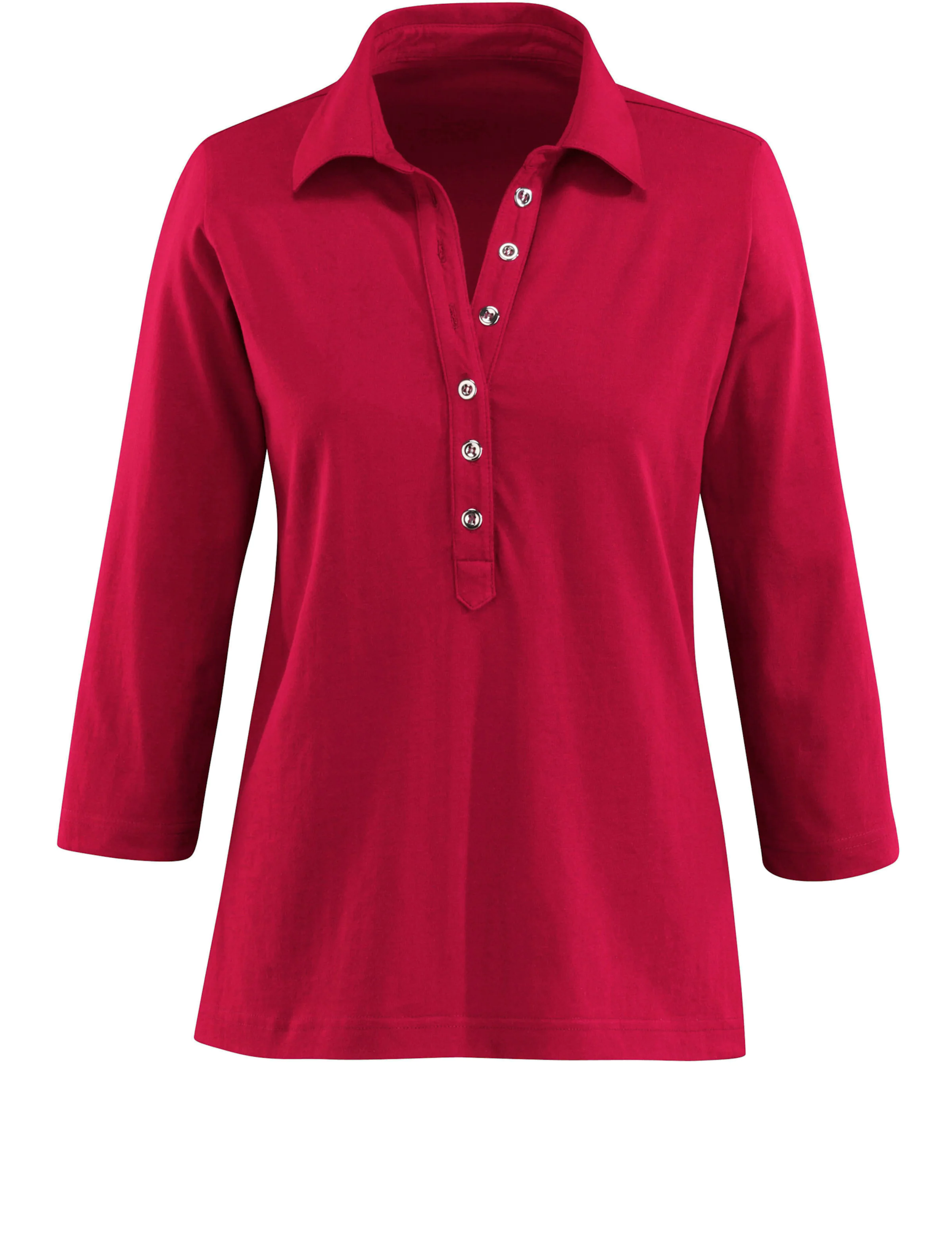 Poloshirt in kirschrot
